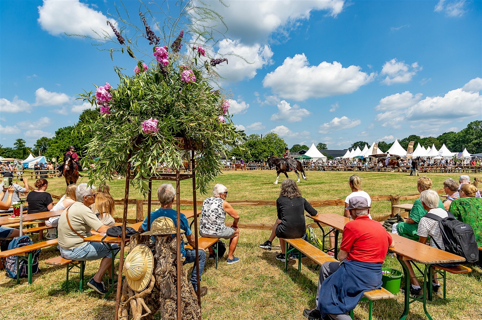 Het middenterrein van de Countryfair