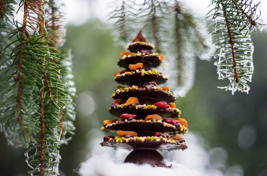 Lekker en mooi: deze kerstbomen van chocolade - recepten met buitenleven
